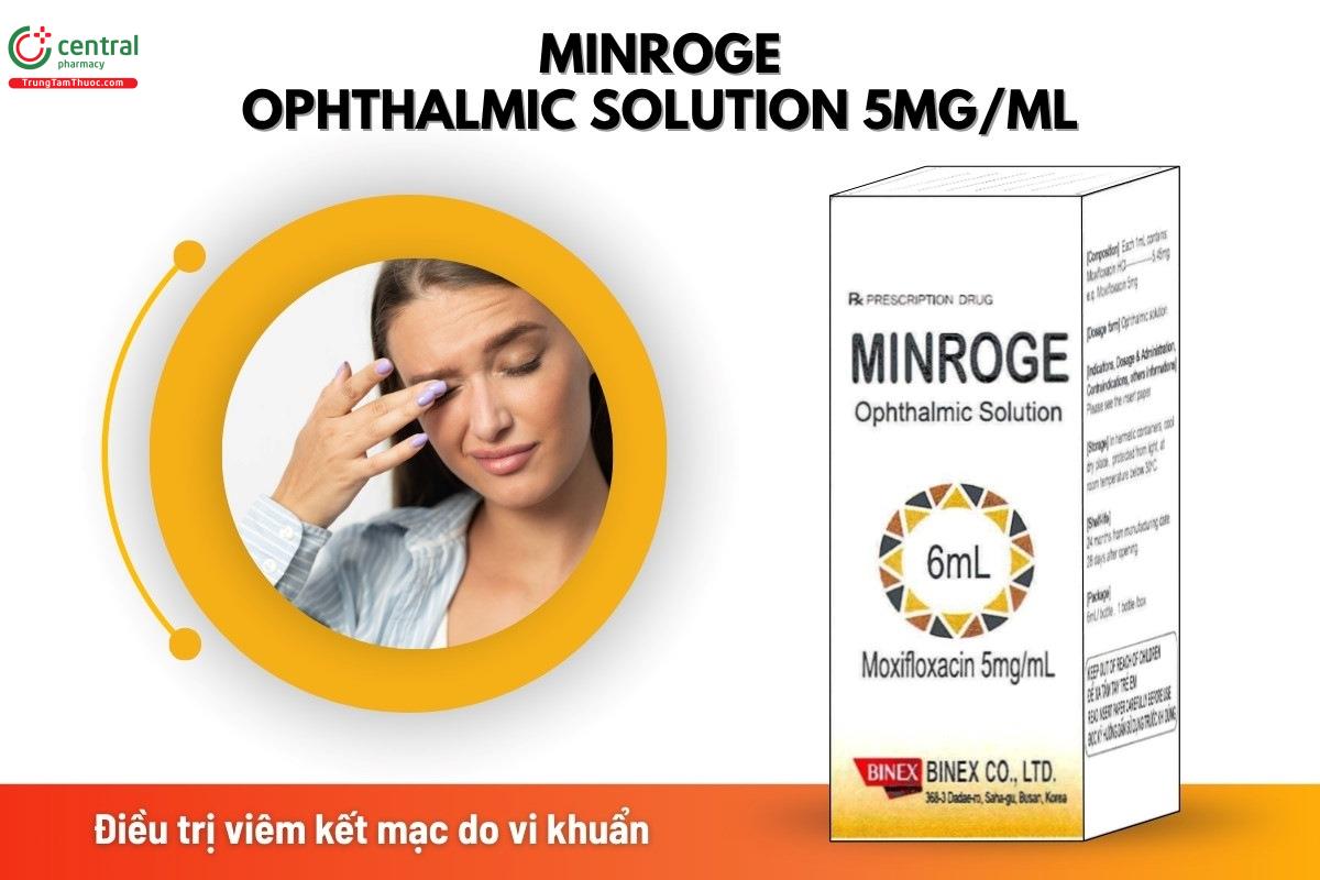 Chỉ định của thuốc Minroge Ophthalmic Solution 5mg/ml
