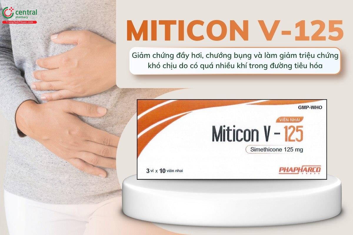 Tác dụng của thuốc Miticon V-125