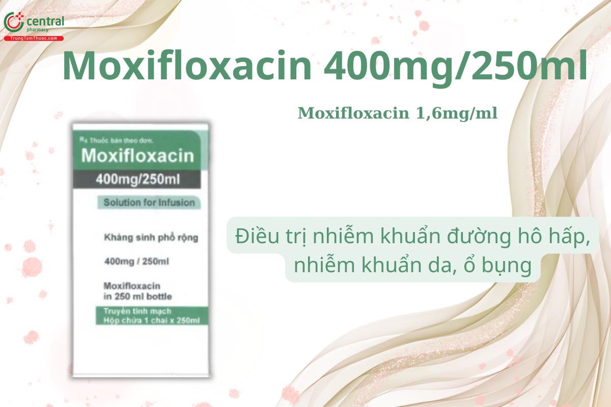 Thuốc Moxifloxacin 400mg/250ml