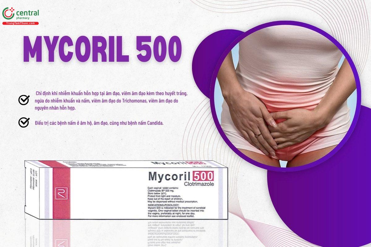 Tác dụng của thuốc Mycoril 500