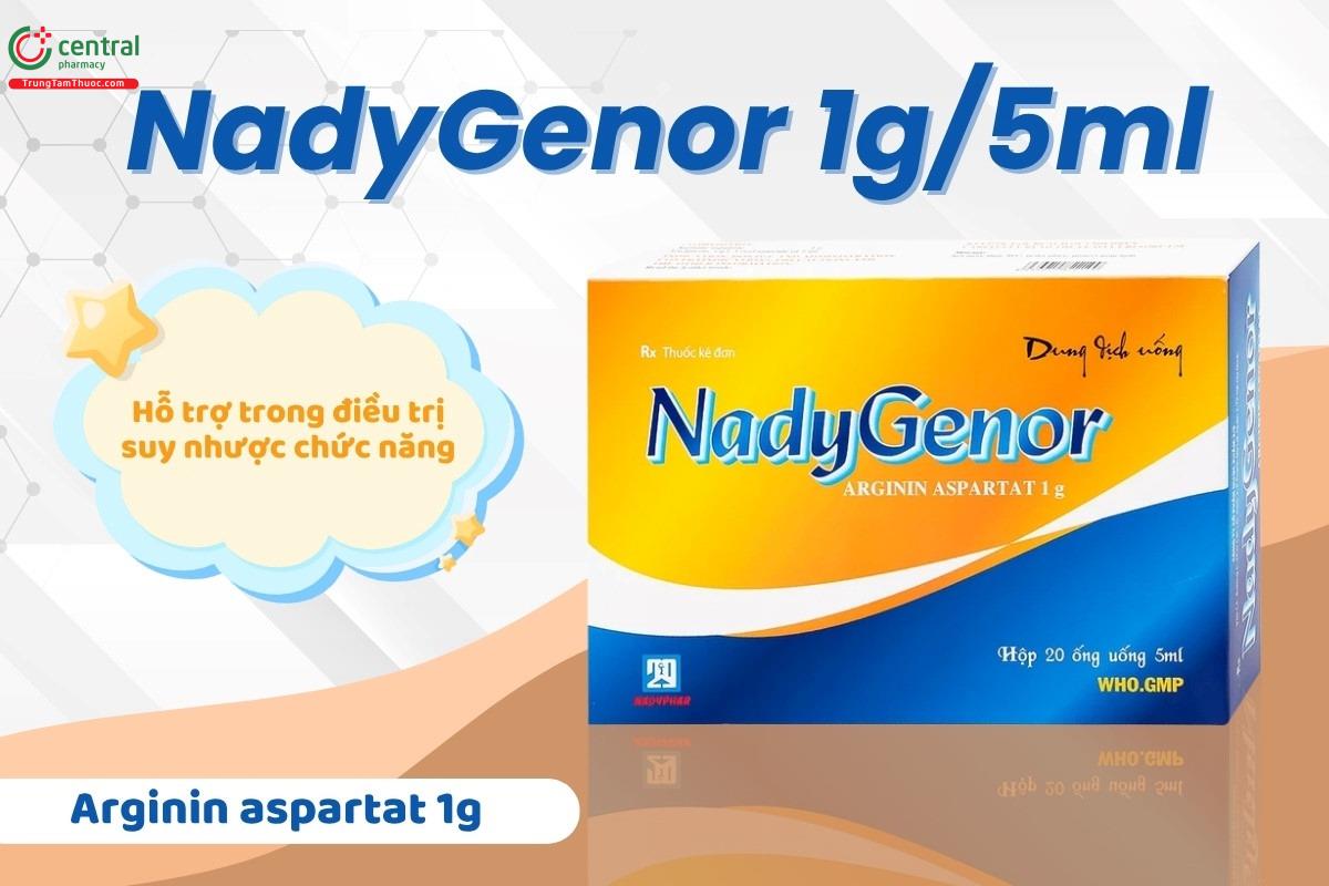 Chỉ định của thuốc NadyGenor 1g/5ml