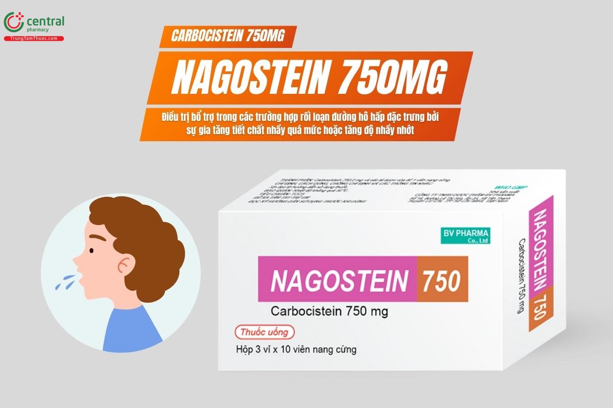 Chỉ định của thuốc Nagostein 750mg