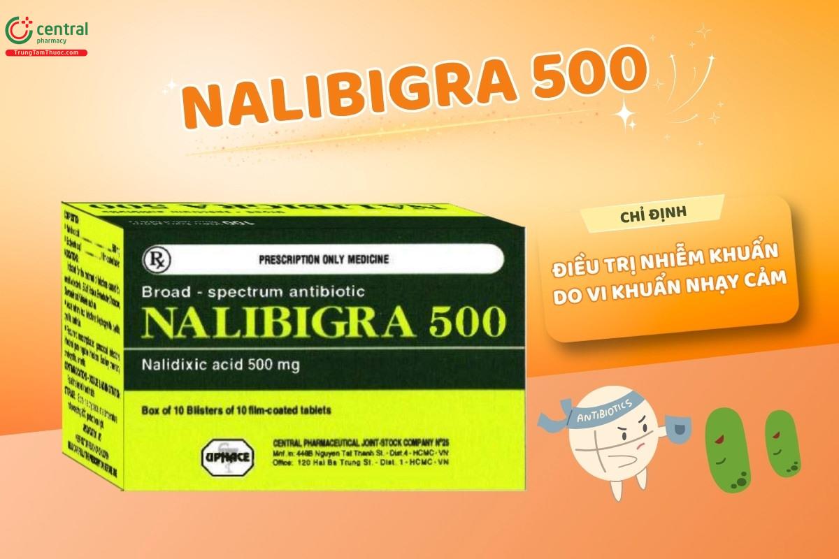 Chỉ định của thuốc Nalibigra 500