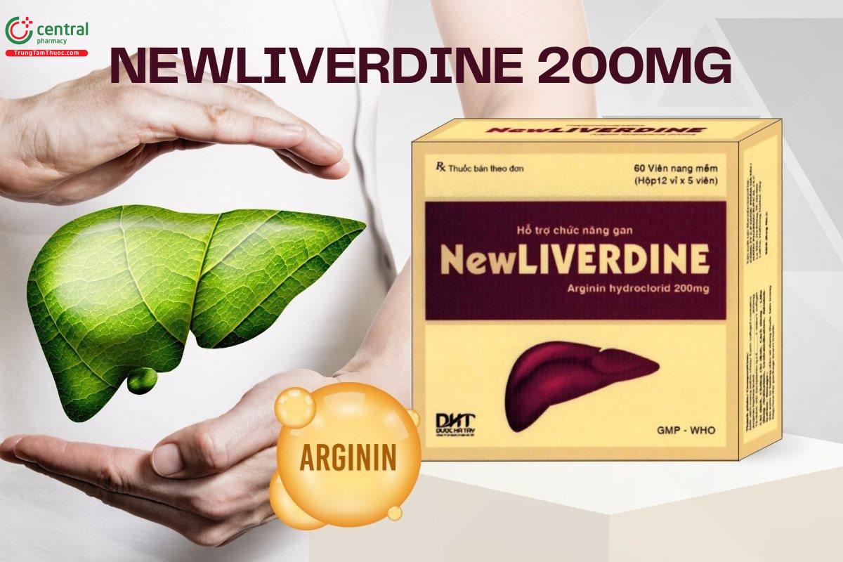 Thuốc Newliverdine 200mg có chứa thành phần Arginin HCl