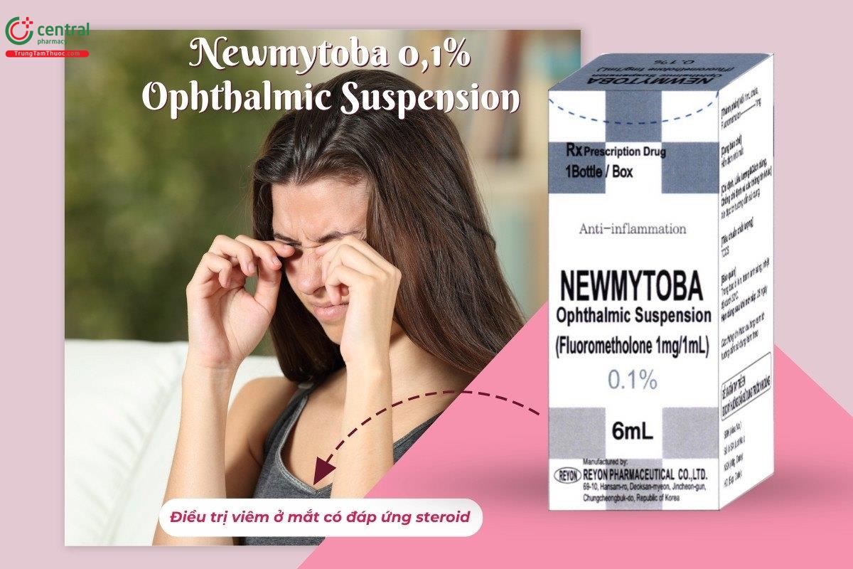 Chỉ định của thuốc Newmytoba 0,1% Ophthalmic Suspension