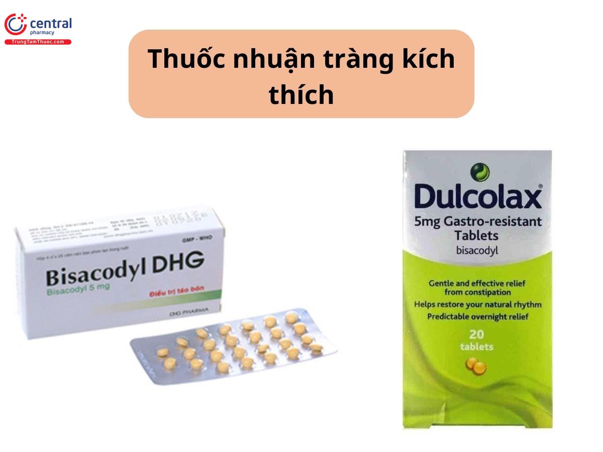 Thuốc nhuận tràng kích thích trị táo bón cho bà bầu