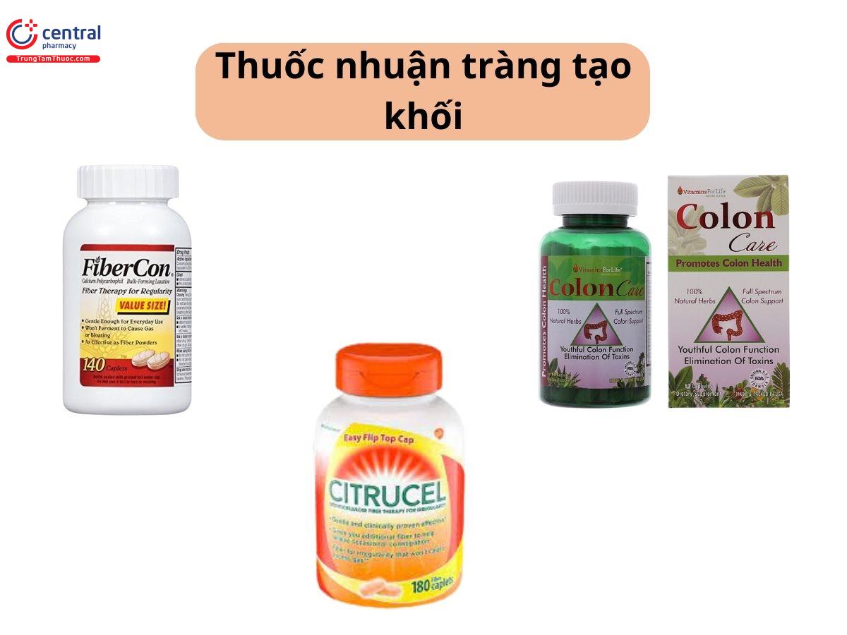 Thuốc nhuận tràng tạo khối trị táo bón cho bà bầu