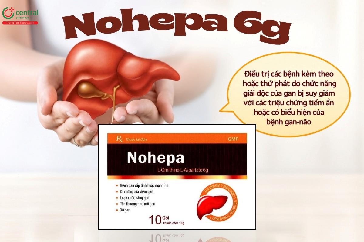 Tác dụng của thuốc Nohepa 6g