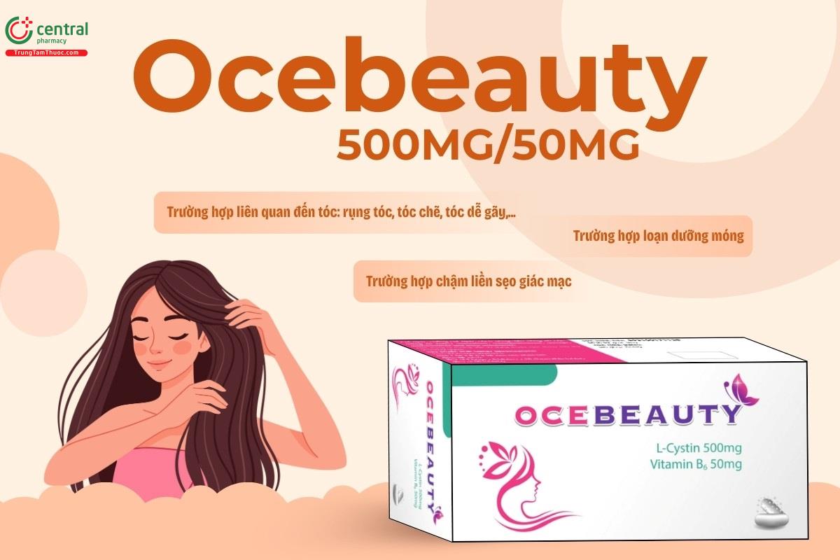 Chỉ định của thuốc Ocebeauty 500mg/50mg