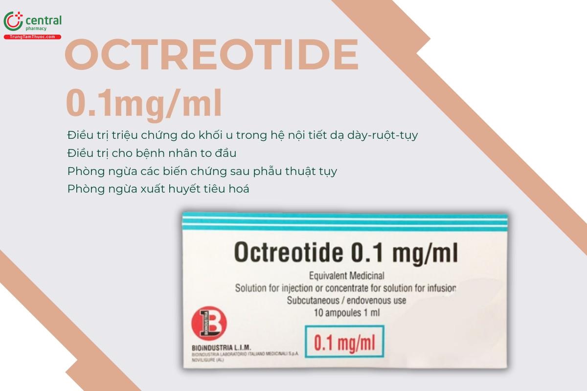 Thuoc Octreotide 0.1mg/ml