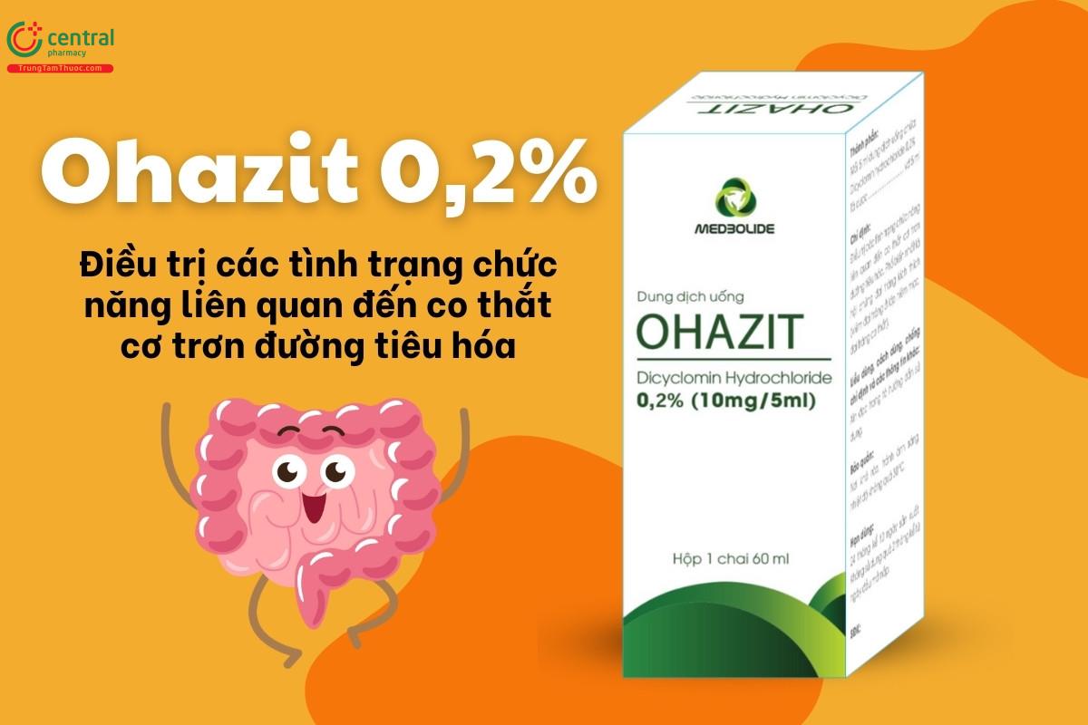 Tác dụng của thuốc Ohazit 0,2%