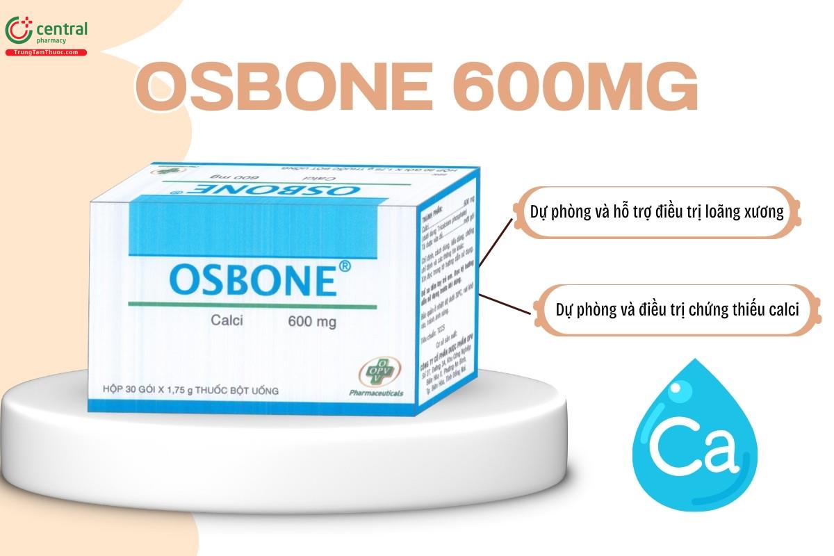 Chỉ định của thuốc Osbone 600mg