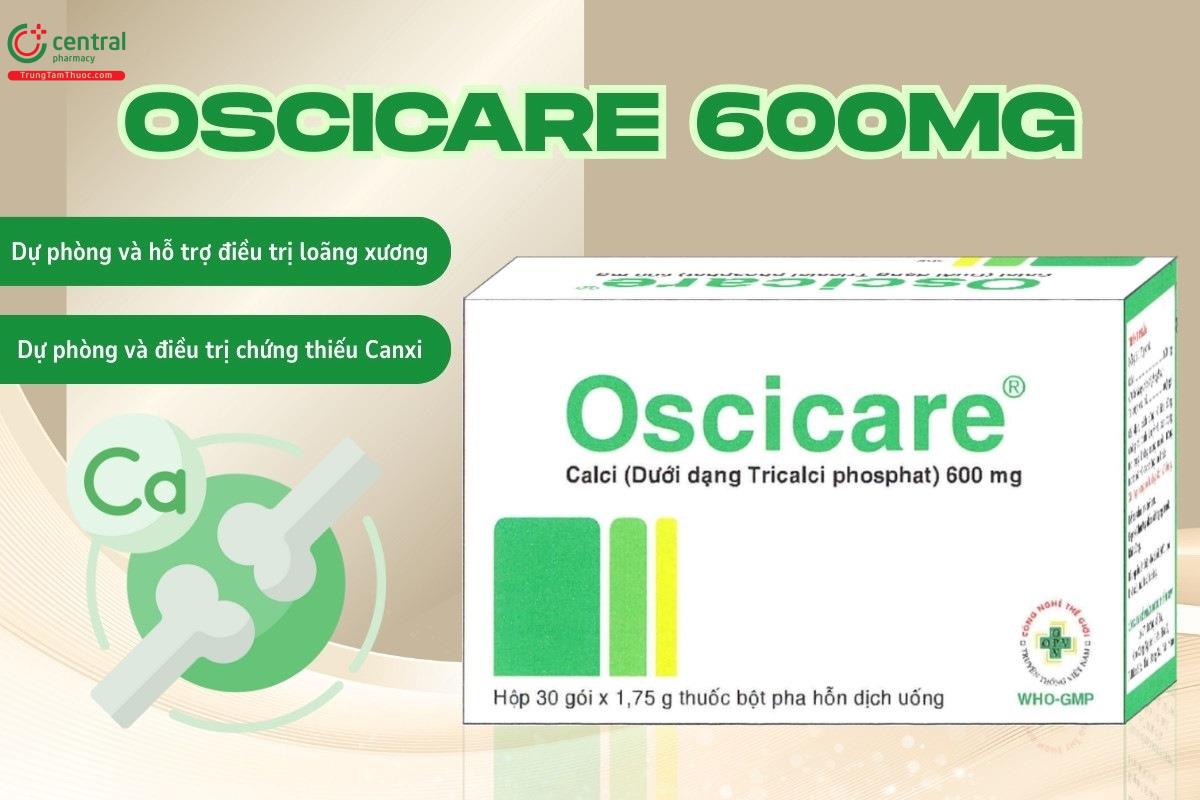 Chỉ định của thuốc Oscicare 600mg