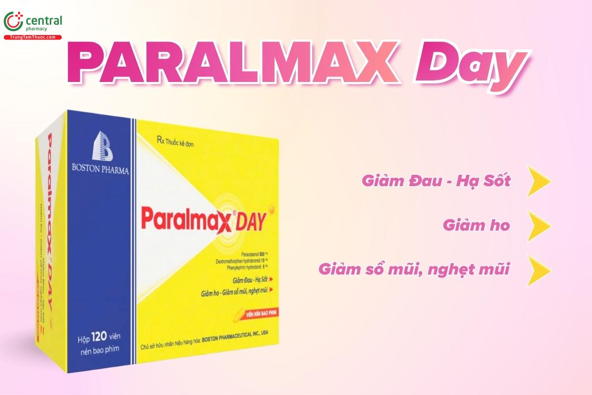 Tác dụng của thuốc Paralmax Day