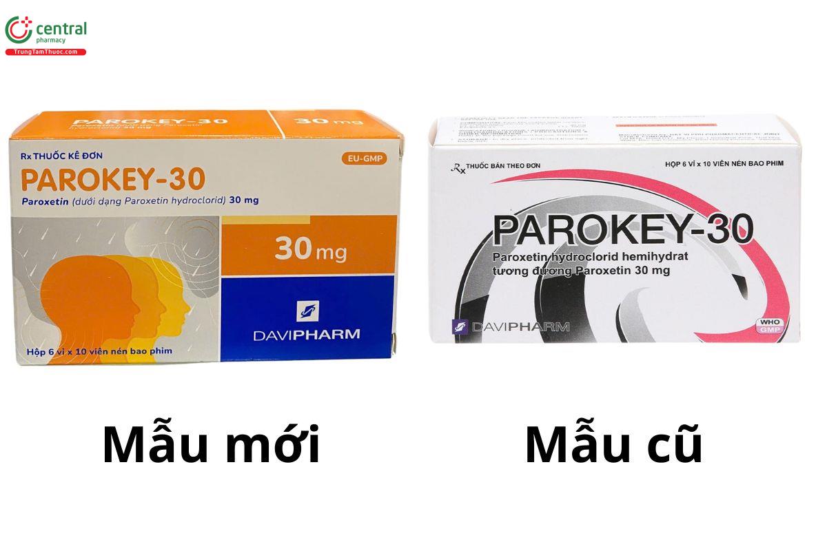 Thuốc Parokey-30 - Điều trị trầm cảm, rối loạn tâm lí sau sang chấn 