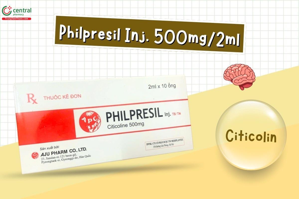 Thành phần của thuốc Philpresil Inj. 500mg/2ml