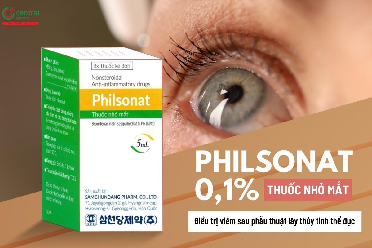 Chỉ định của thuốc Philsonat 0,1%