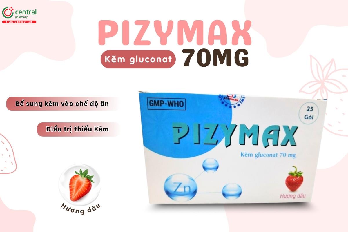 Chỉ định của thuốc Pizymax 70mg