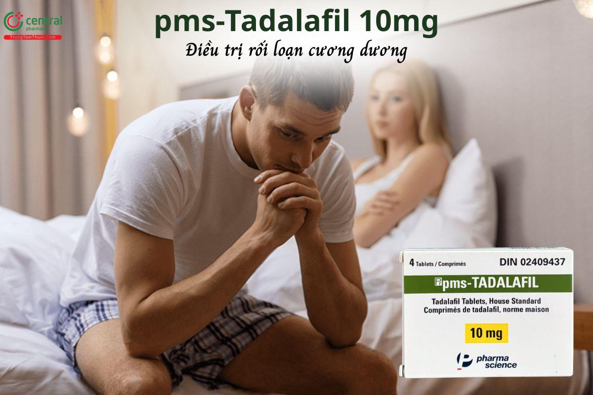 Thuốc pms-Tadalafil 10mg điều trị rối loạn cương dương