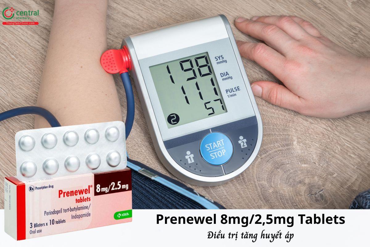 Thuốc Prenewel 8mg/2,5mg Tablets - Điều trị tăng huyết áp vô căn