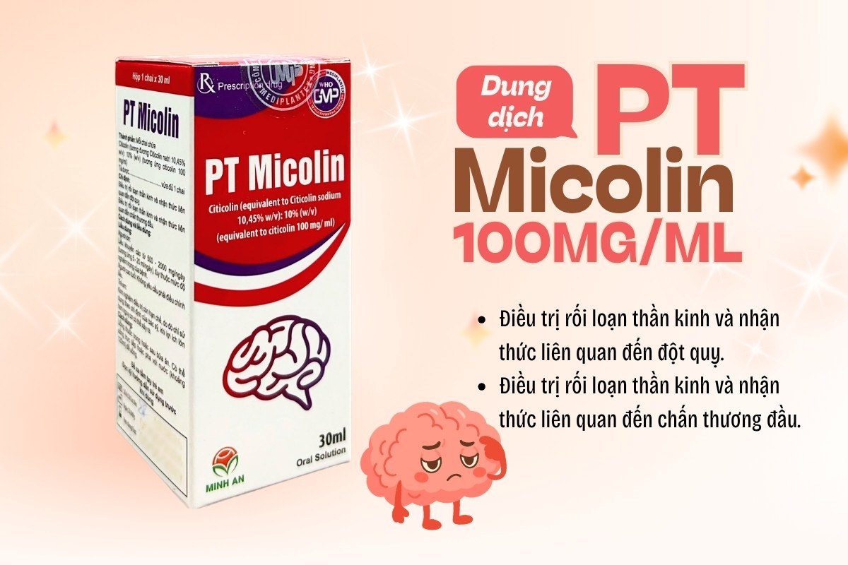 Chỉ định của thuốc PT Micolin 100mg/ml