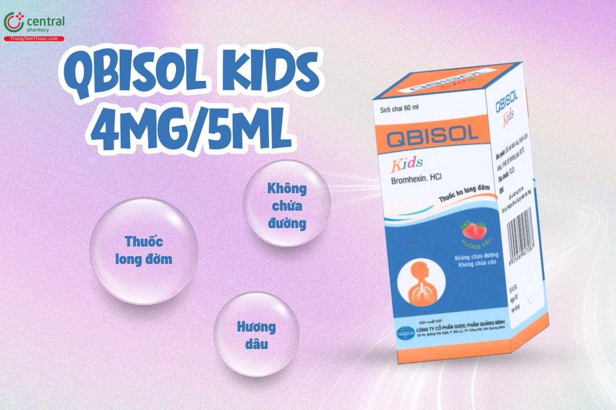 Chỉ định của thuốc Qbisol Kids 4mg/5ml
