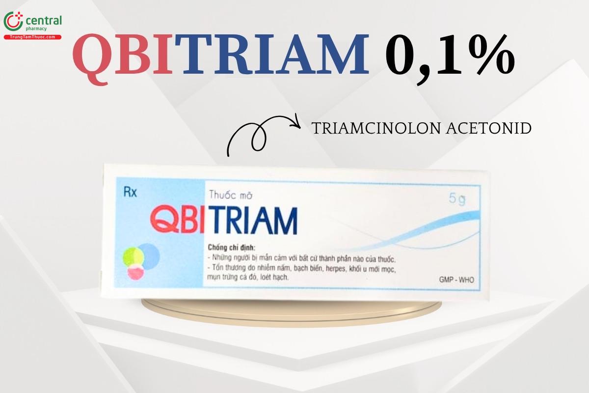 Thành phần chính của thuốc Qbitriam 0,1%
