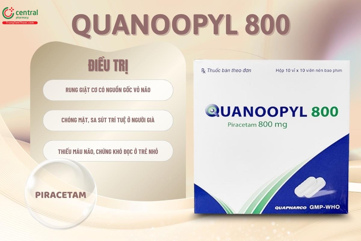 Tác dụng của thuốc Quanoopyl 800