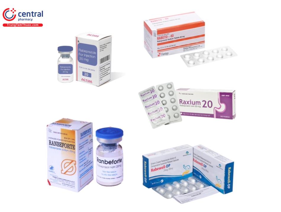 Hình 6: Các thuốc có chứa Pantoprazole