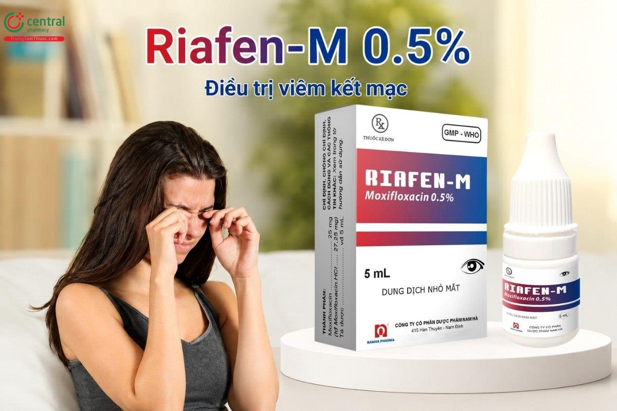 Chỉ định của thuốc Riafen-M 0.5%
