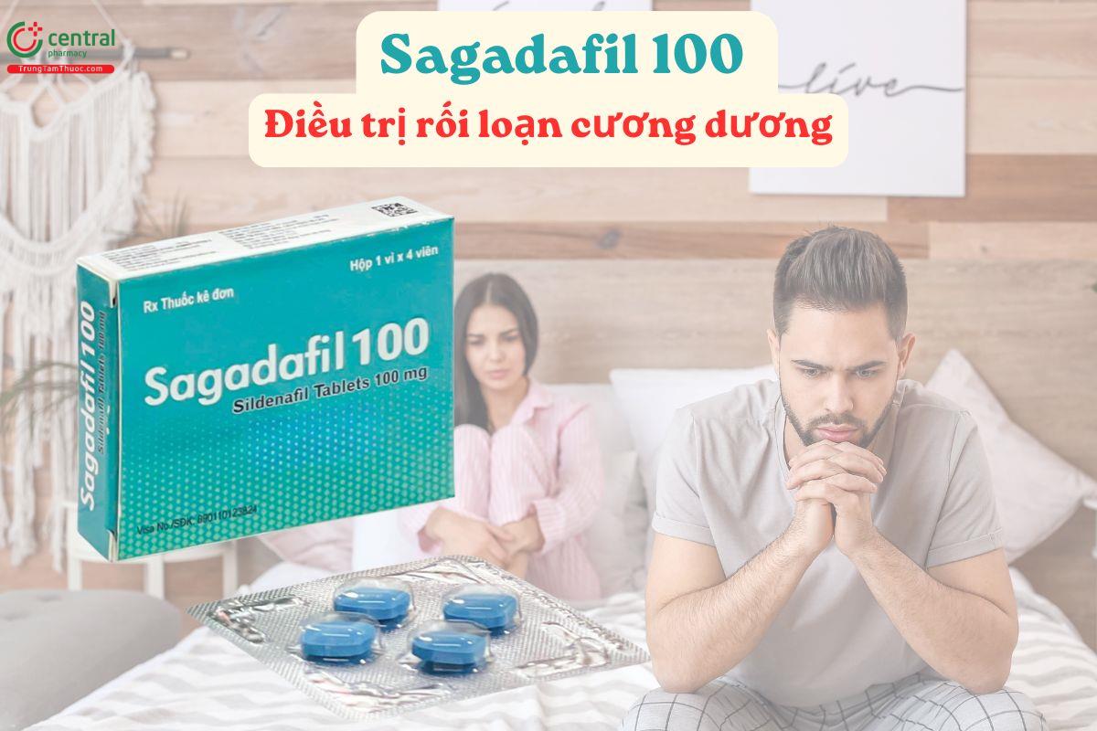 Sagadafil 100 điều trị rối loạn cương dương ở nam giới trưởng thành