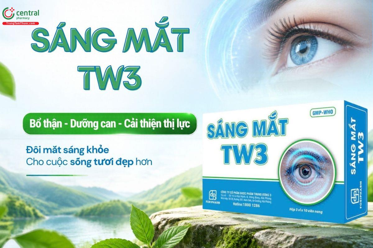 Thuốc Sáng Mắt TW3 - Bổ thận, dưỡng can, cải thiện thị lực