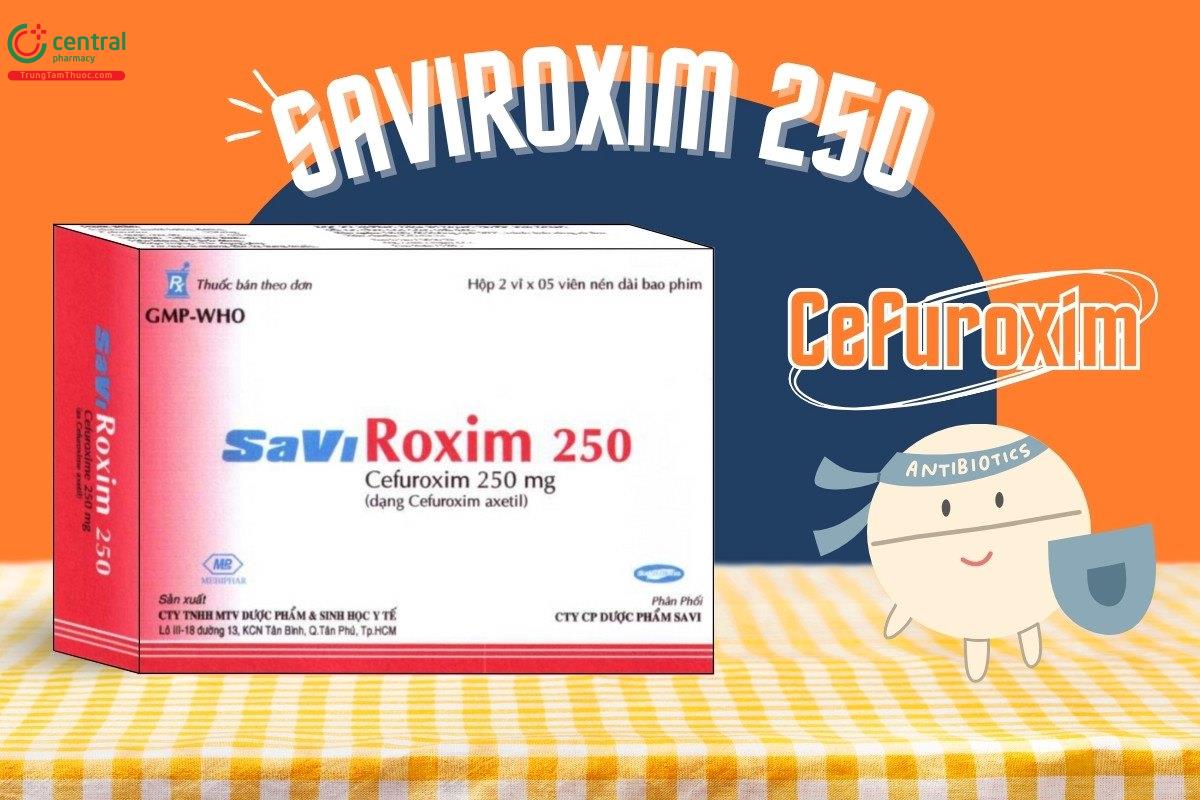 Thuốc Saviroxim 250 có chứa hoạt chất Cefuroxim