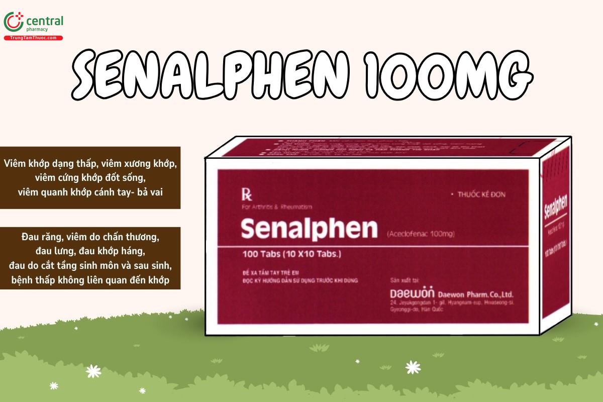 Chỉ định của thuốc Senalphen 100mg
