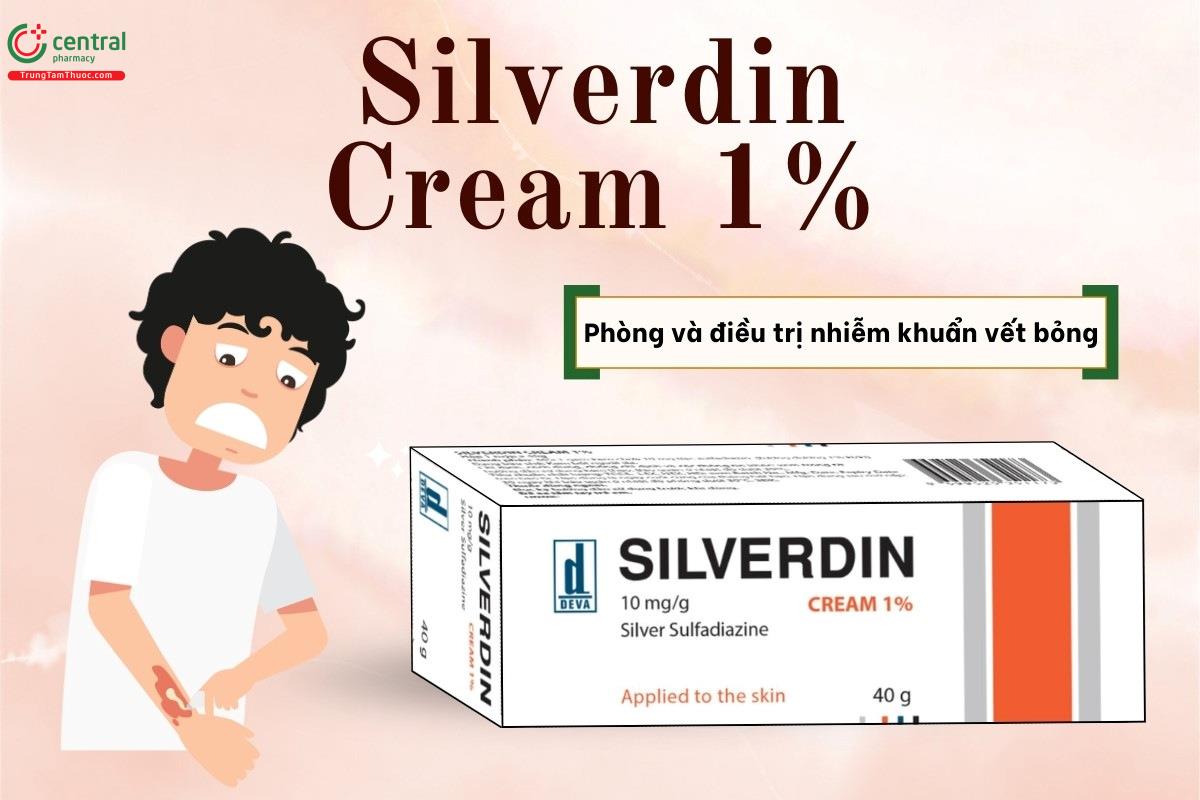 Chỉ định của thuốc Silverdin Cream 1%