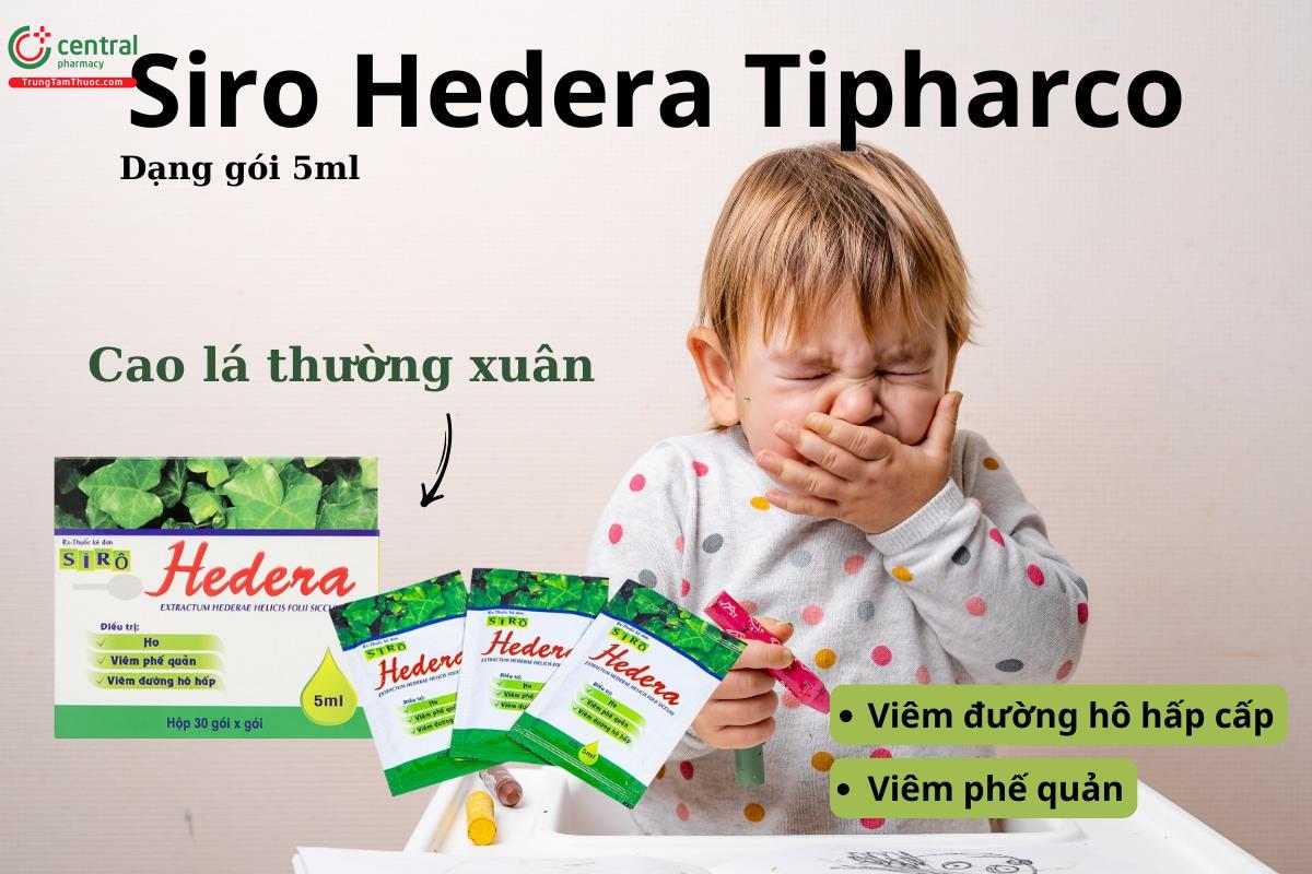 Thuốc siro Hedera Tipharco gói 5ml