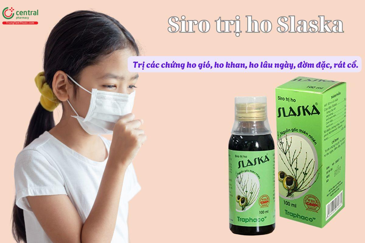 Siro Slaska chữa ho khan, ho lâu ngày, rát cổ họng,...