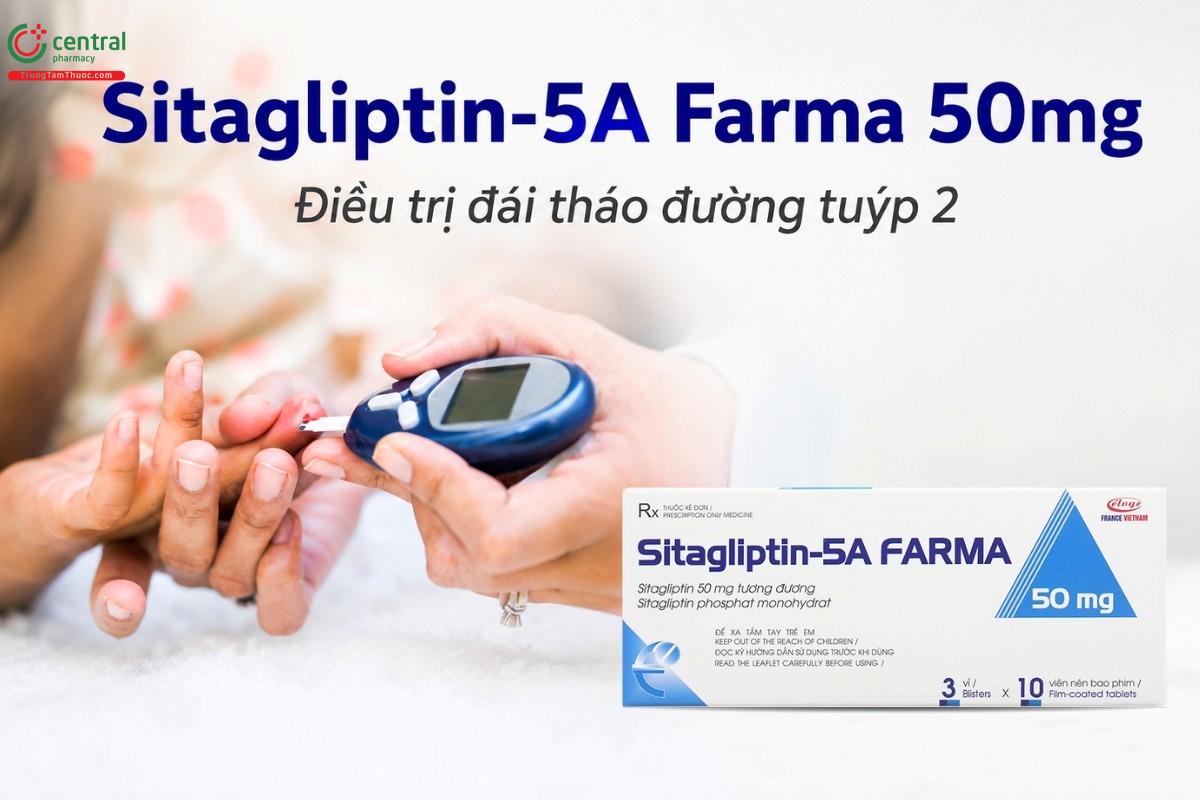 Chỉ định của thuốc Sitagliptin-5A Farma 50mg