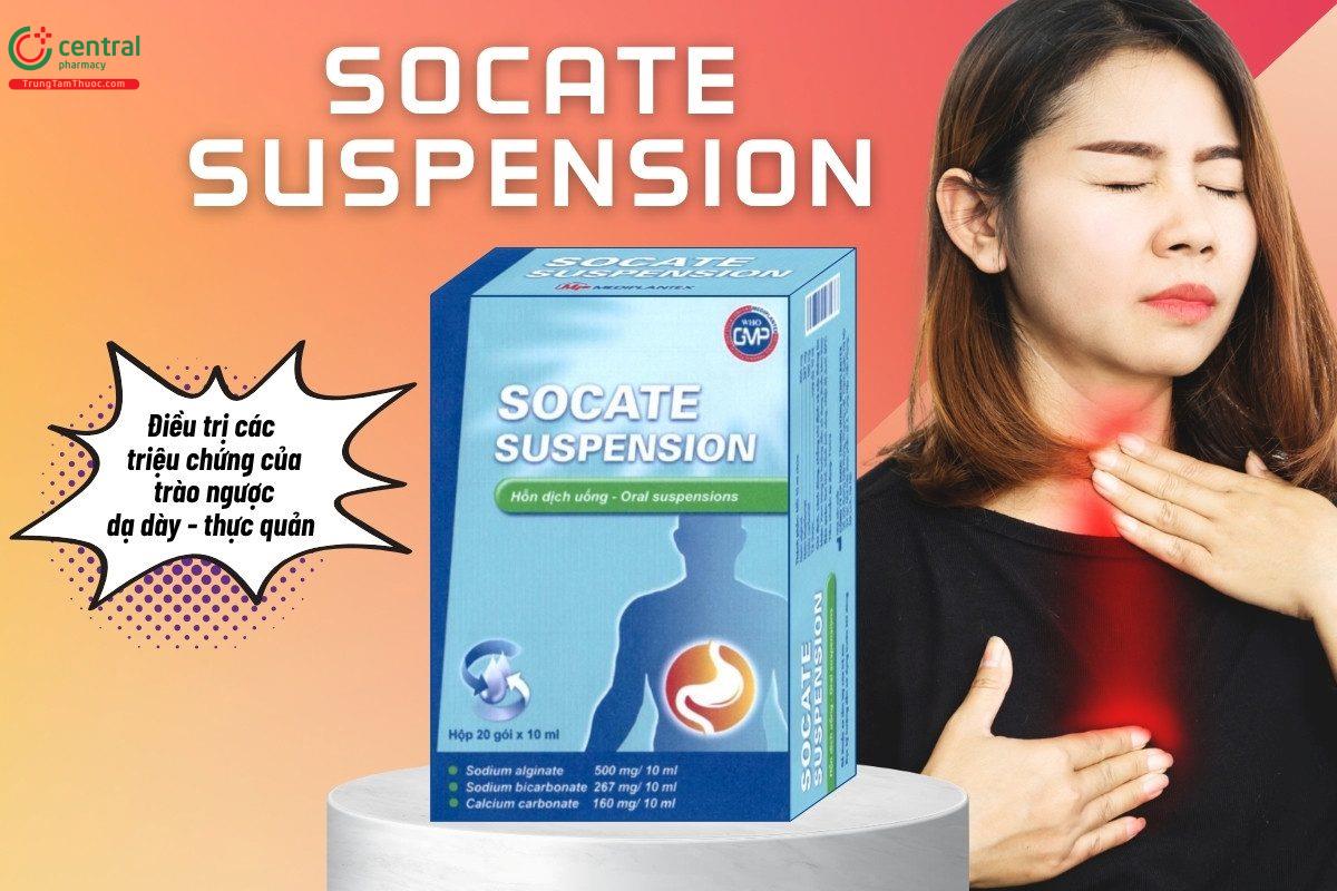 Chỉ định của thuốc Socate Suspension