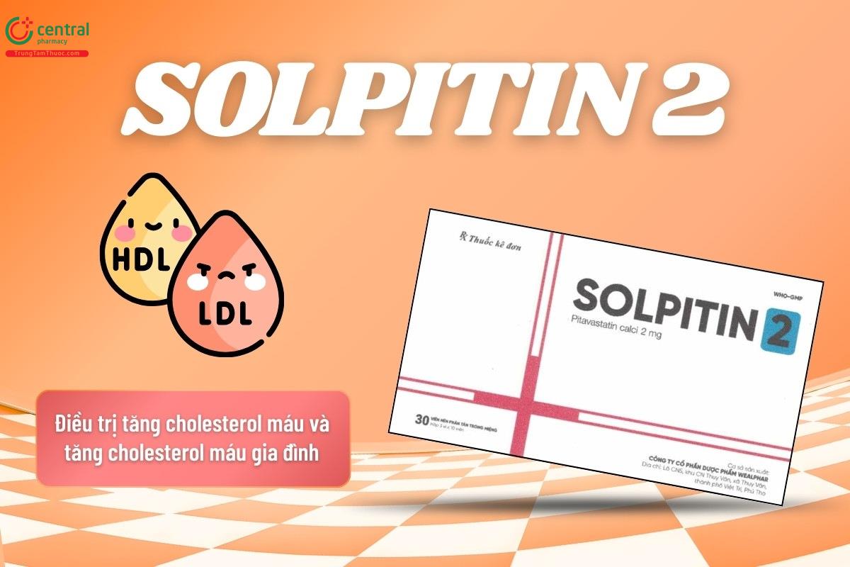 Chỉ định của thuốc Solpitin 2