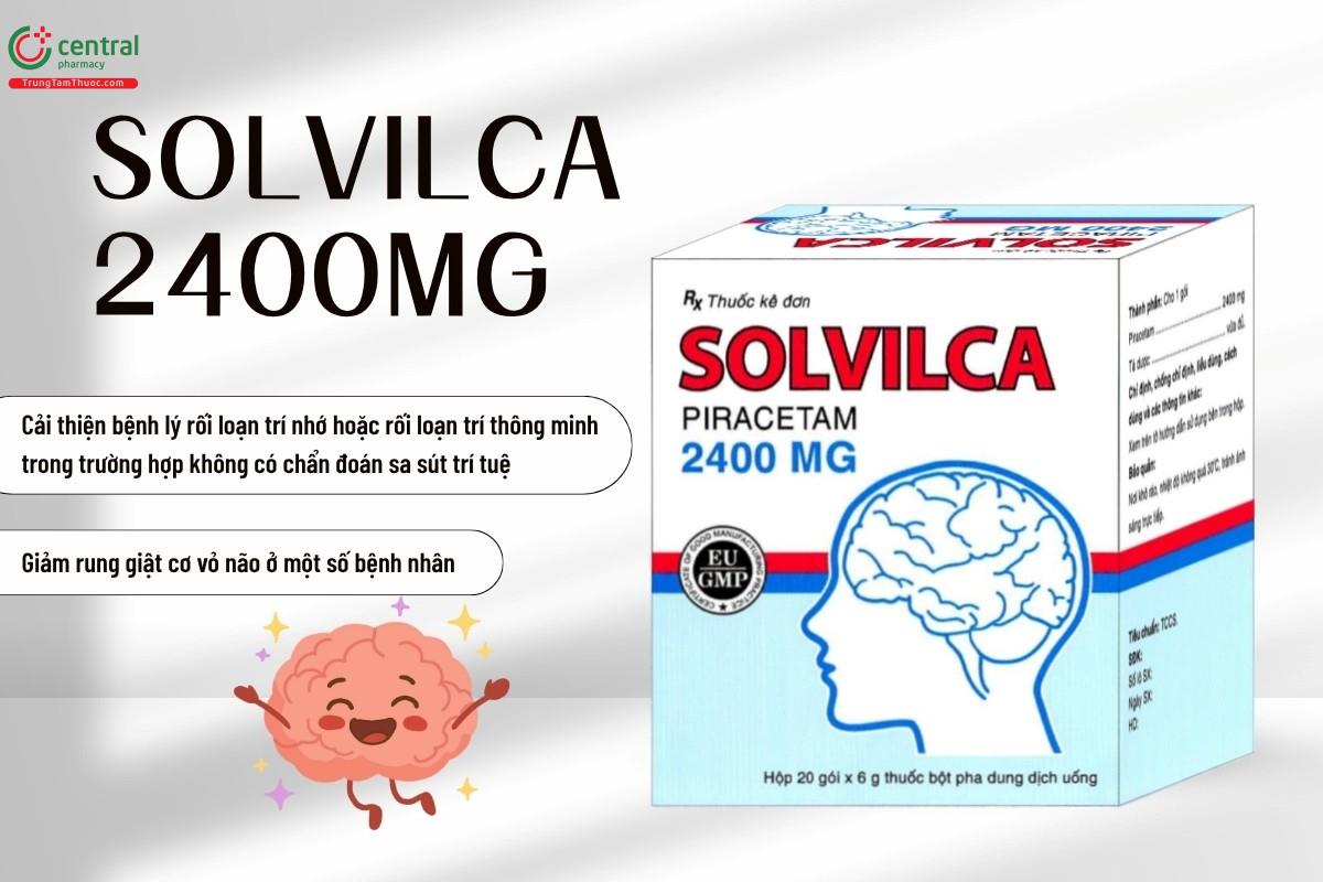 Chỉ định của thuốc Solvilca 2400mg