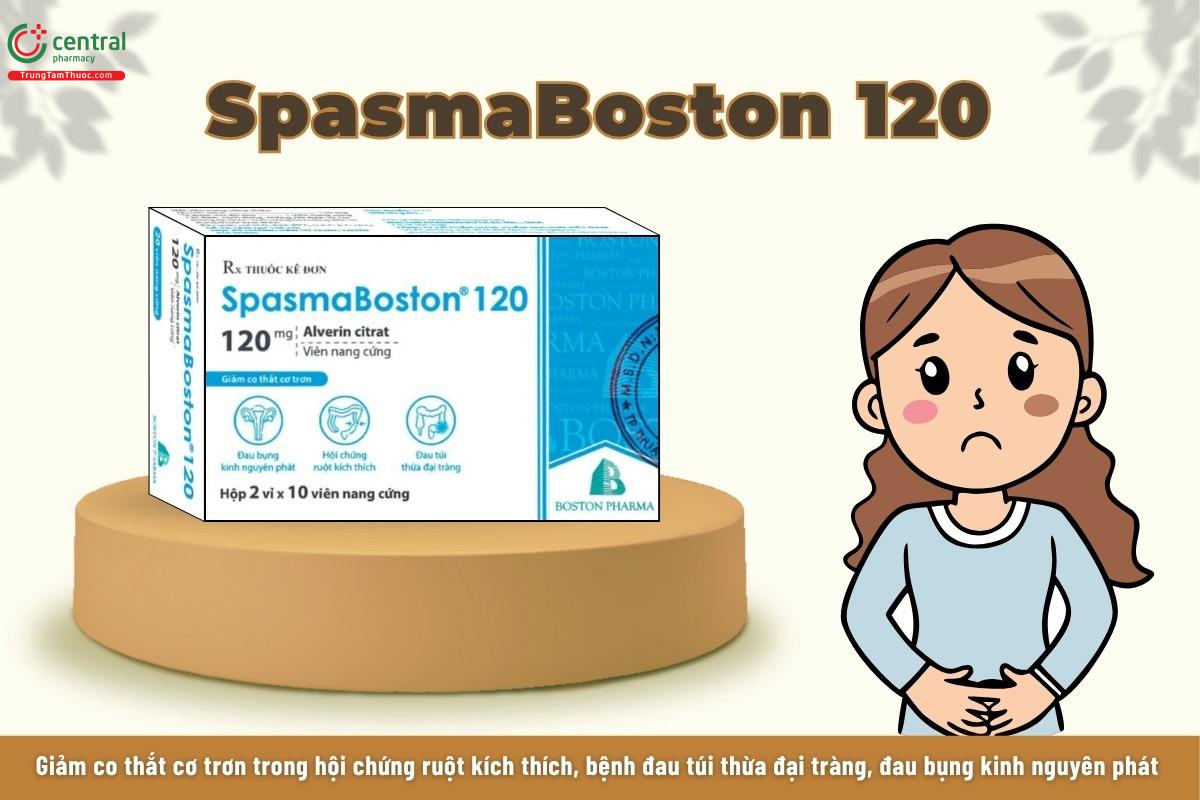 Tác dụng của thuốc SpasmaBoston 120
