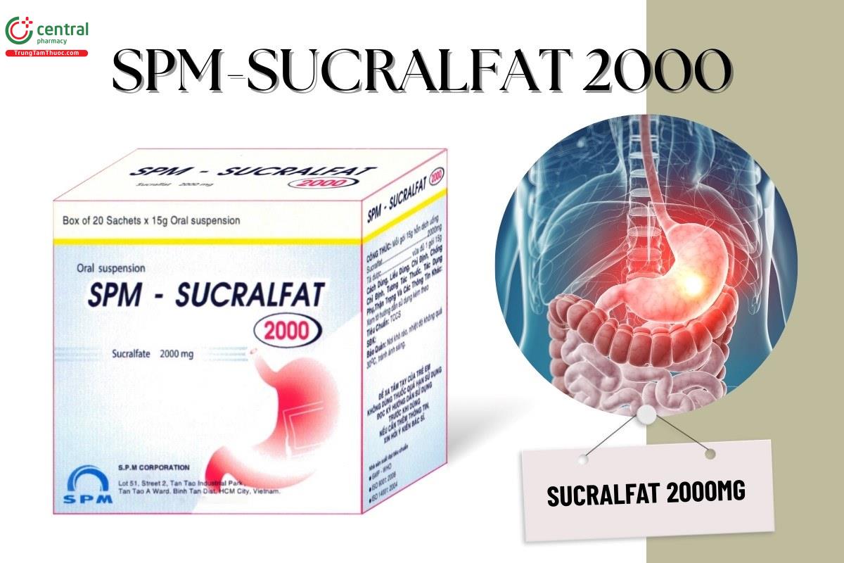 Thành phần chính của thuốc SPM-Sucralfat 2000