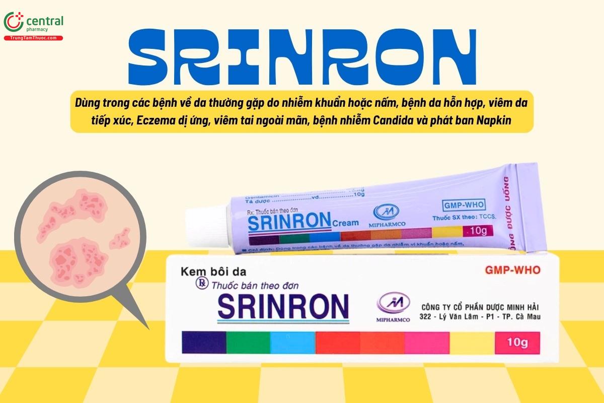 Chỉ định của thuốc Srinron