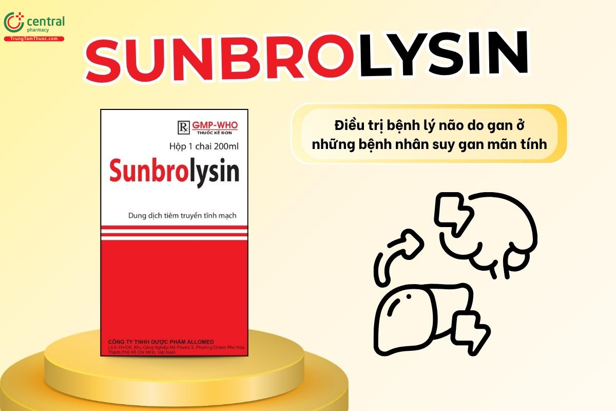 Chỉ định của thuốc Sunbrolysin