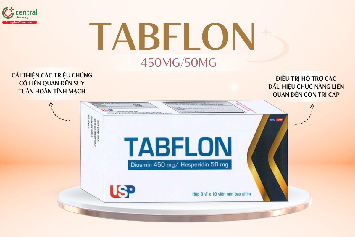 Chỉ định của thuốc Tabflon 450mg/50mg