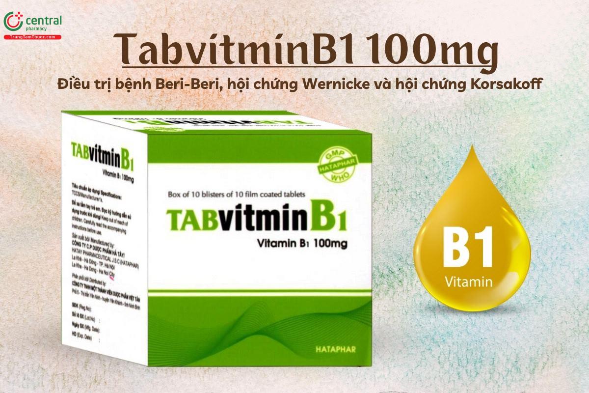 Chỉ định của thuốc TabvitminB1 100mg
