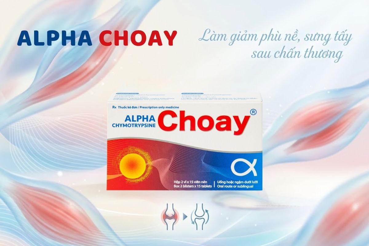 Thuốc tan máu bầm Alpha Choay
