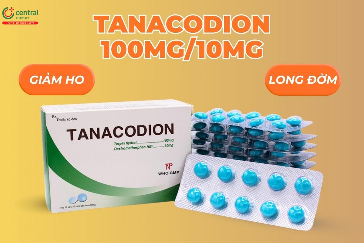 Thuốc Tanacodion 100mg/10mg giúp long đờm và giảm ho