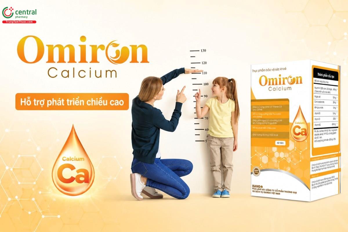 Viên uống tăng chiều cao Omiron Calcium